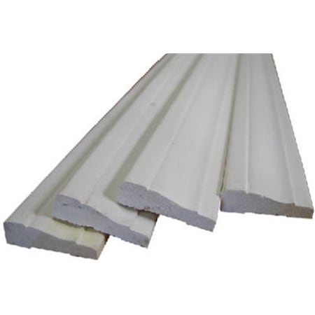 Alexandria Moulding Alexandria Moulding 0W356-20084C1 7 ft. Colonial Trim Solid Pine Casing - Pack of 4 428243